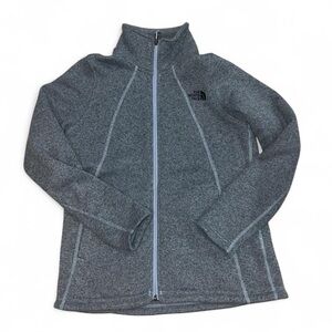 The North Face Heather Gray Zip-Up Jacket
